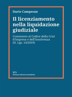 cover image of Il licenziamento nella liquidazione giudiziale